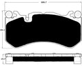 Porterfield Brake Pads for 2011 MERCEDES-BENZ C63 AMG