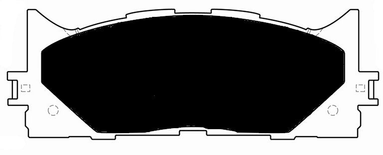 Porterfield Brake Pads for 2011 LEXUS ES 300H