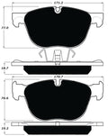 Porterfield Brake Pads for 2012 BMW X6 xDrive 35i