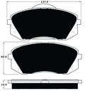 Porterfield Brake Pads for 2012 HYUNDAI TUCSON FWD