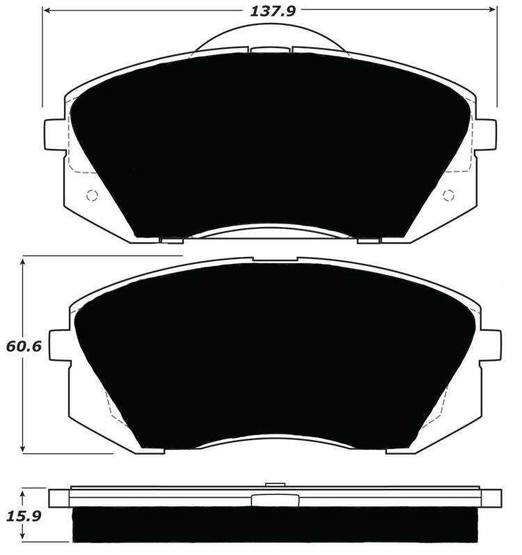 Porterfield Brake Pads for 2015 HYUNDAI TUCSON AWD