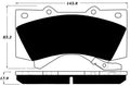 Porterfield Brake Pads for 2011 TOYOTA SEQUOIA
