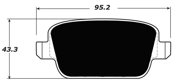 Porterfield Brake Pads for 2016 VOLVO S80 AWD 316MM FRONT DISC W/MANUAL PB