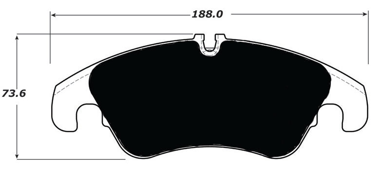 Porterfield Brake Pads for 2012 AUDI Q5 (except 2.0T w/ Brembo Calipers)