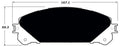 Porterfield Brake Pads for 2011 LEXUS RX 350