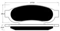 Porterfield Brake Pads for 2012 FORD F450 Superduty Pickup