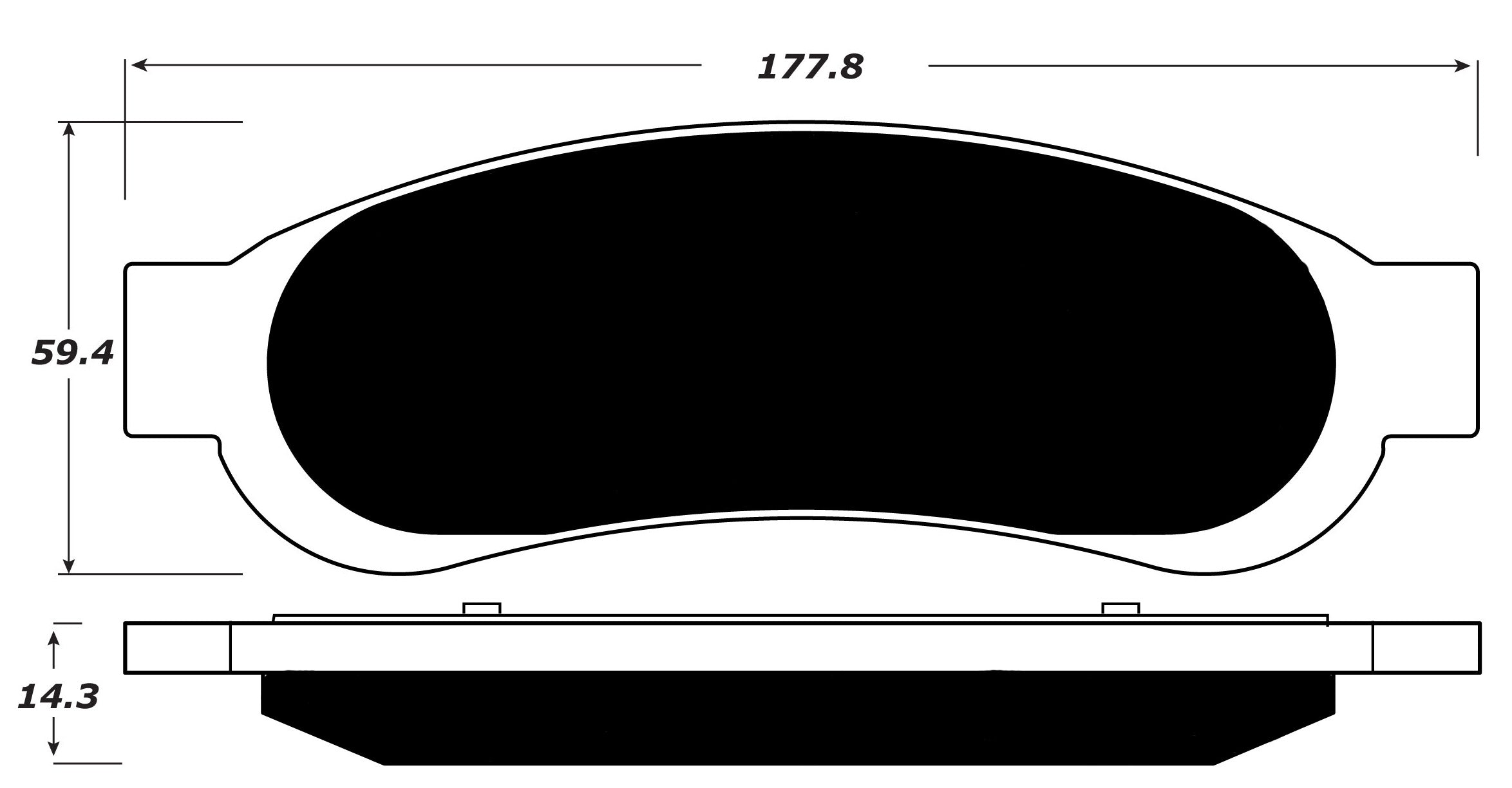 Porterfield Brake Pads for 2012 FORD F350 1 Ton 4WD DRW