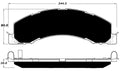 Porterfield Brake Pads for 2011 DODGE RAM- 4500,5500