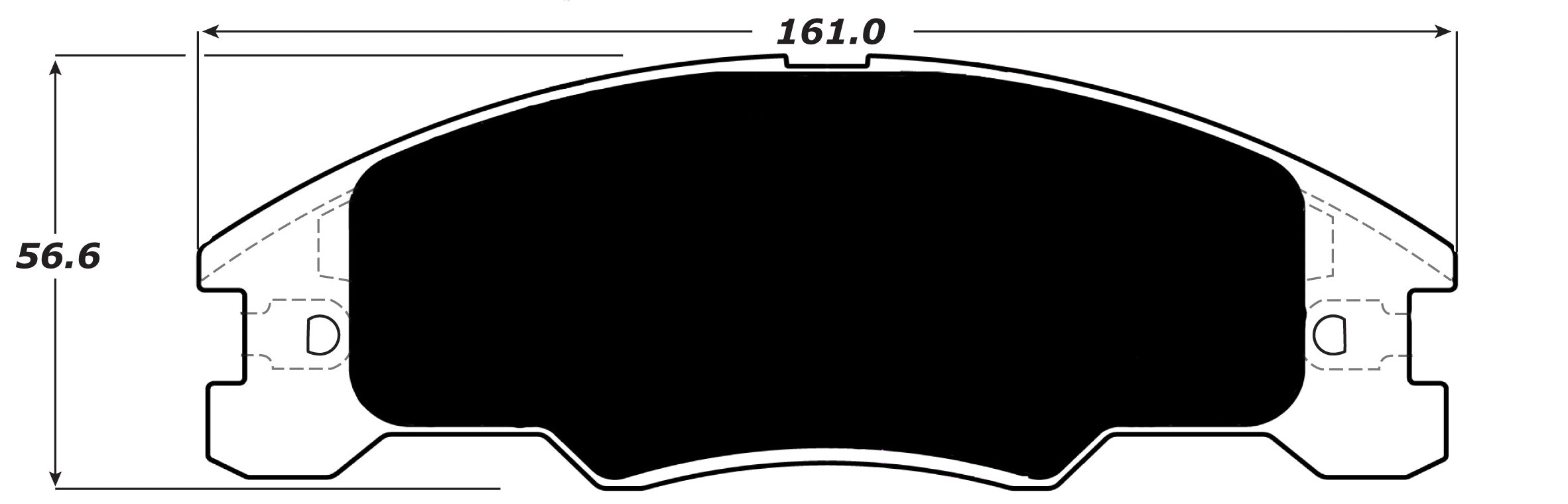 Porterfield Brake Pads for 2010 FORD FOCUS