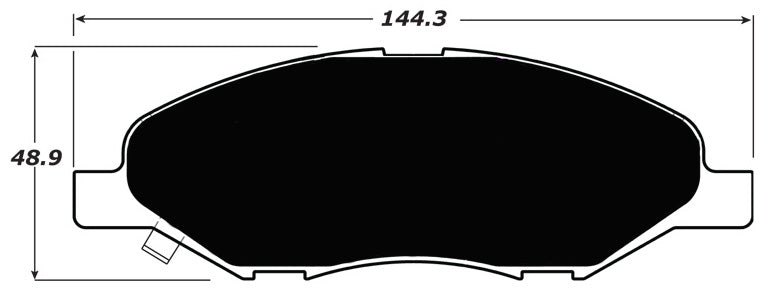 Porterfield Brake Pads for 2010 NISSAN VERSA 1.6L