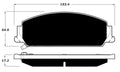 Porterfield Brake Pads for 2008 PONTIAC G8