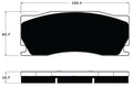 Porterfield Brake Pads for 2015 JAGUAR XKR S w/Alcon Brake Pkg.