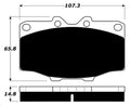 Porterfield Brake Pads for 1982 TOYOTA LANDCRUISER