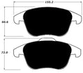 Porterfield Brake Pads for 2011 VOLKSWAGEN TIGUAN
