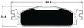 Porterfield Brake Pads for 2010 FORD FLEX