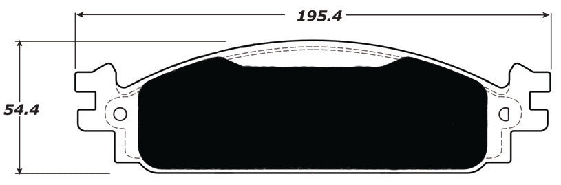 Porterfield Brake Pads for 2010 FORD TAURUS SHO exc. Perf. Package