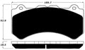 Porterfield Brake Pads for 2010 NISSAN GTR