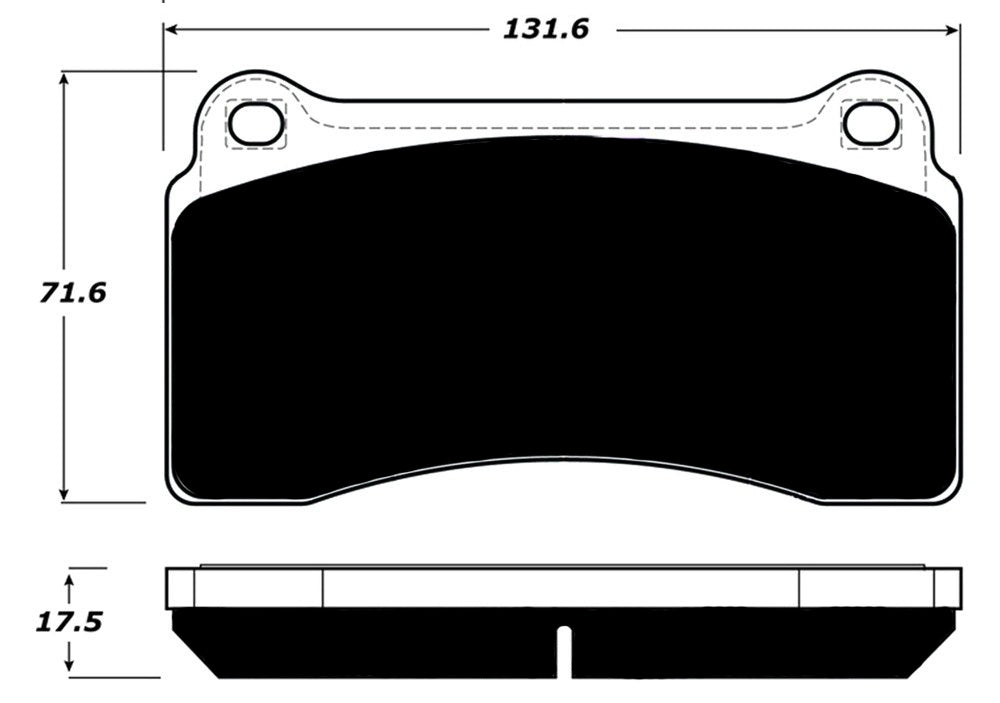 Porterfield Brake Pads for 2018 NISSAN GTR