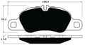 Porterfield Brake Pads for 2014 PORSCHE CAYMAN Coupe S w/Iron Discs