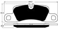 Porterfield Brake Pads for 2011 PORSCHE CAYENNE Ceramic Discs