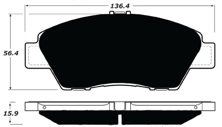 Porterfield Brake Pads for 2012 HONDA FIT
