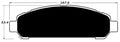 Porterfield Brake Pads for 2010 TOYOTA VENZA