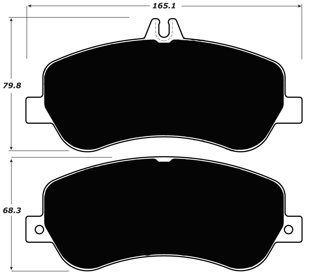 Porterfield Brake Pads for 2011 MERCEDES-BENZ GLK350