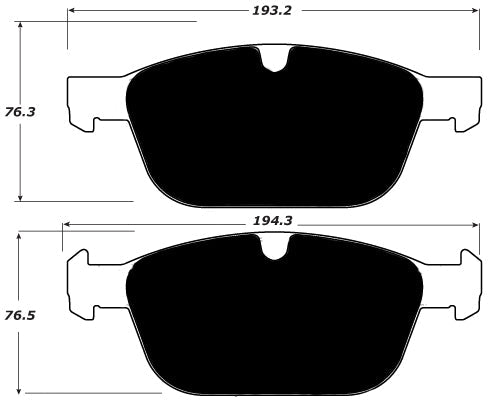 Porterfield Brake Pads for 2010 VOLVO XC60