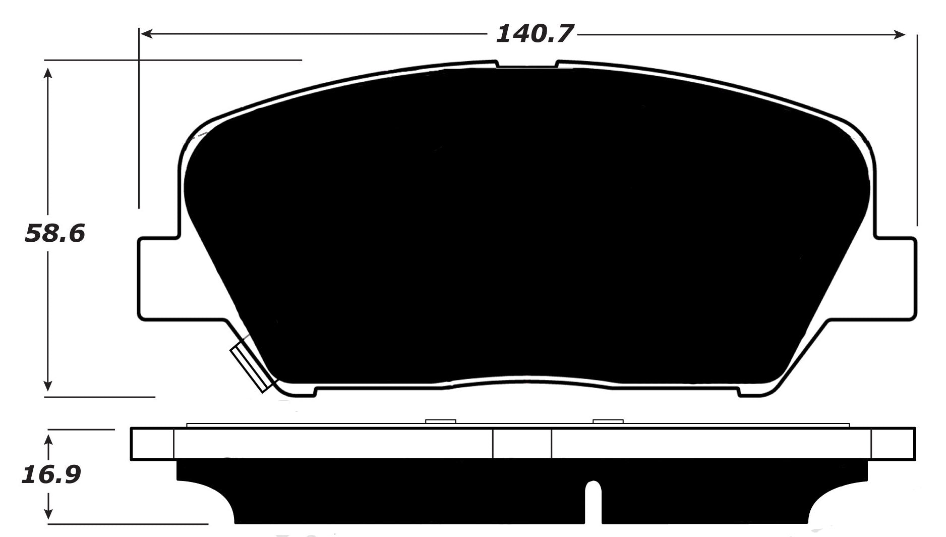 Porterfield Brake Pads for 2011 KIA Optima 2.0L Turbo