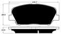 Porterfield Brake Pads for 2015 KIA Optima 2.4L w/320mm FD