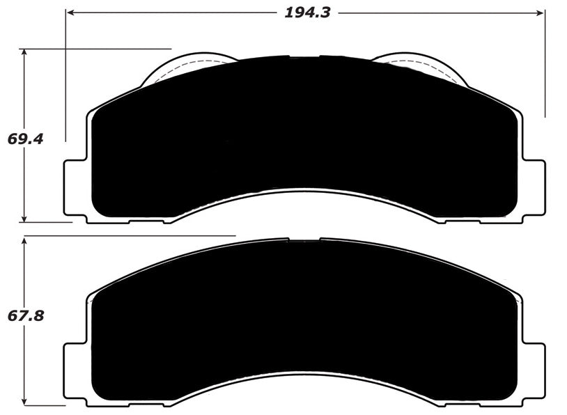 Porterfield Brake Pads for 2011 FORD EXPEDITION