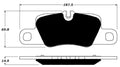 Porterfield Brake Pads for 2015 PORSCHE PANAMERA GTS- TURBO