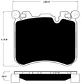 Porterfield Brake Pads for 2012 BMW X5 M