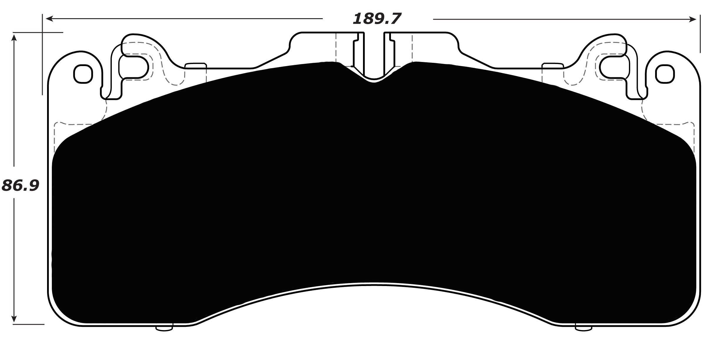 Porterfield Brake Pads for 2014 LEXUS LS 460L w/Sport Pkg