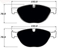 Porterfield Brake Pads for 2011 JAGUAR XJ/XJL  Supercharged