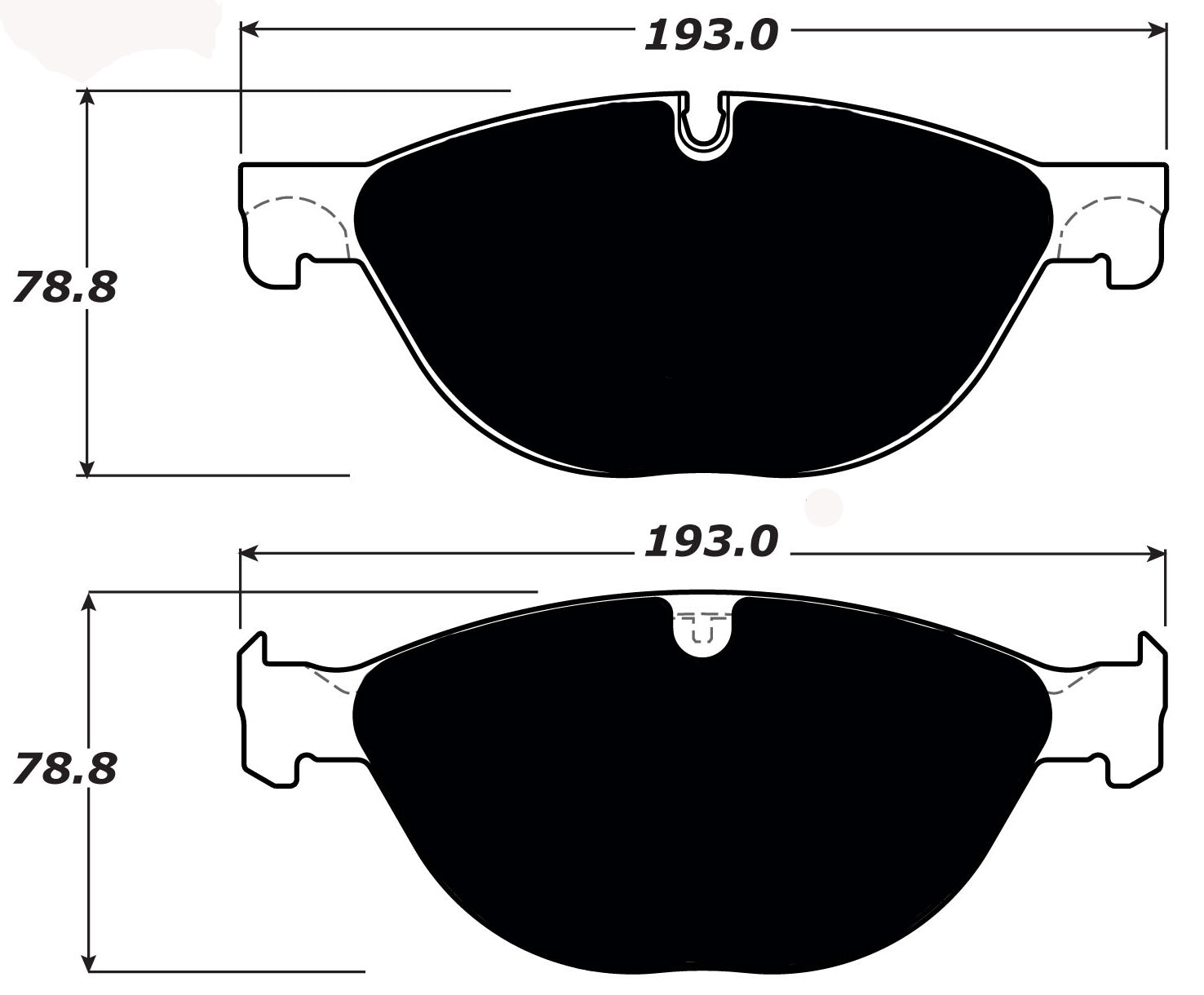 Porterfield Brake Pads for 2011 JAGUAR XJ/XJL  Supercharged