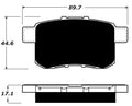 Porterfield Brake Pads for 2011 HONDA ACCORD COUPE EX