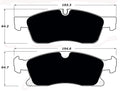 Porterfield Brake Pads for 2011 JEEP GRAND CHEROKEE - w/ 330mm Front Disc
