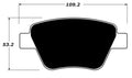 Porterfield Brake Pads for 2015 VOLKSWAGEN BEETLE w/ Bosch Rear Calipers