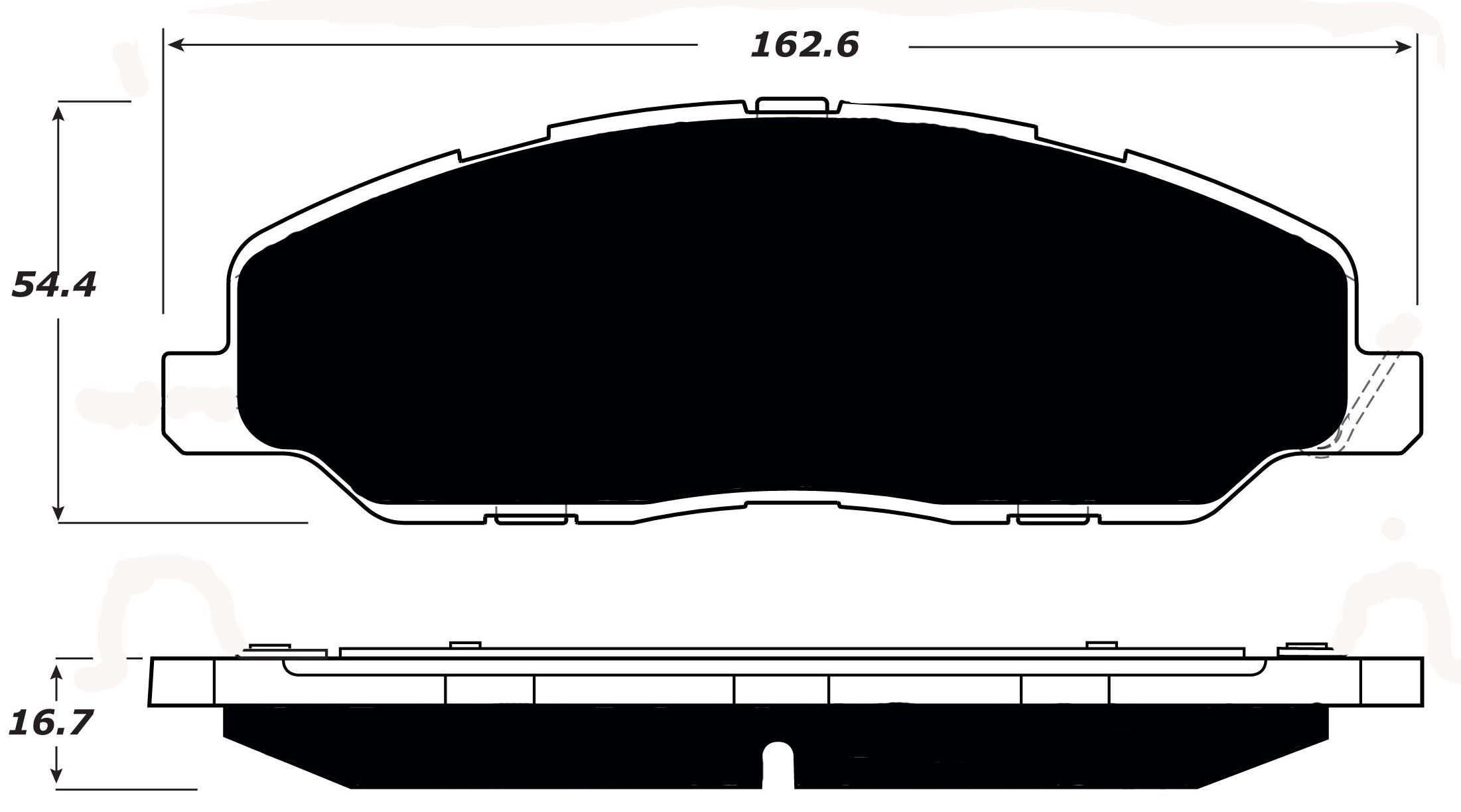 Porterfield Brake Pads for 2011 FORD MUSTANG V6