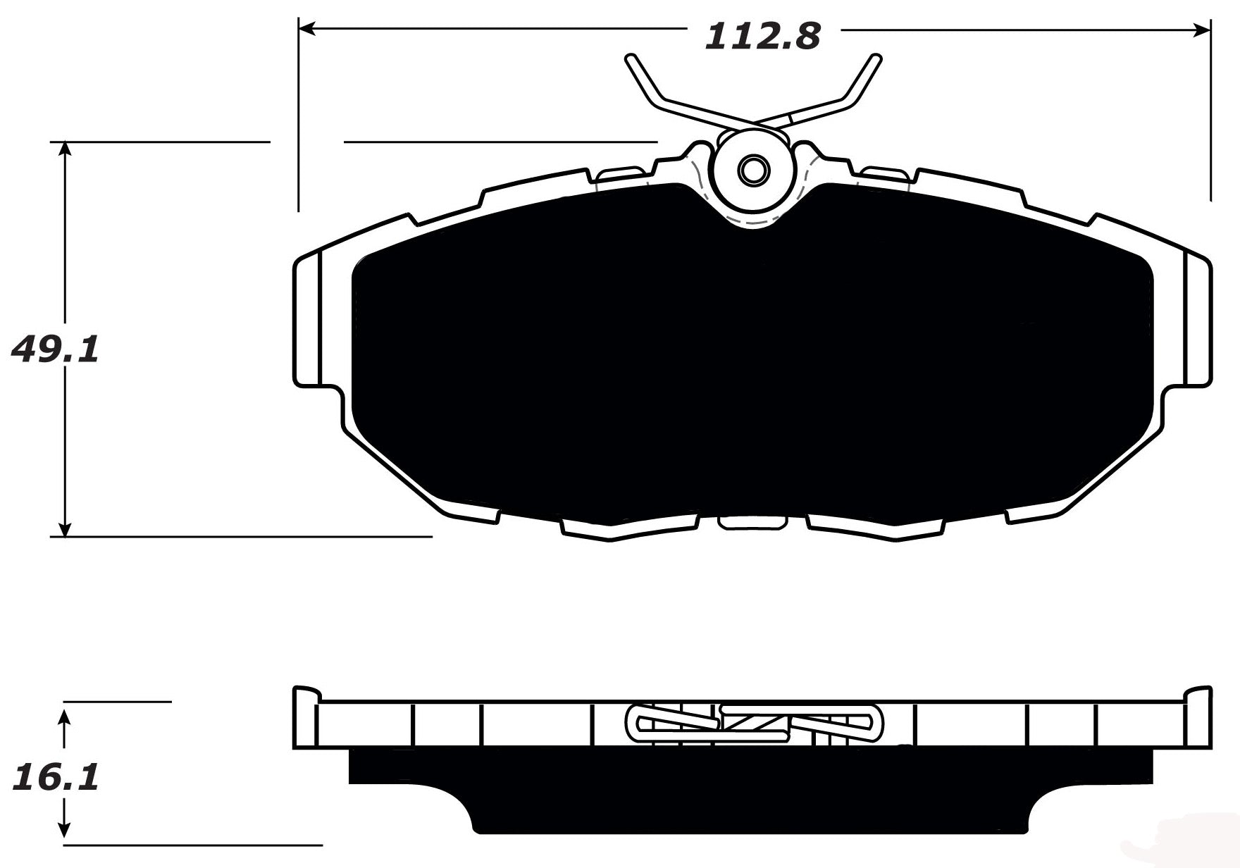 Porterfield Brake Pads for 2014 FORD MUSTANG w/Perf. Brake Pkg.