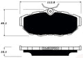 Porterfield Brake Pads for 2014 FORD MUSTANG GT w/Optional Brembo Front