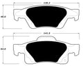 Porterfield Brake Pads for 2010 JEEP GRAND CHEROKEE - w/ 330mm Front Disc