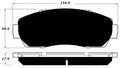 Porterfield Brake Pads for 2011 HONDA ODYSSEY