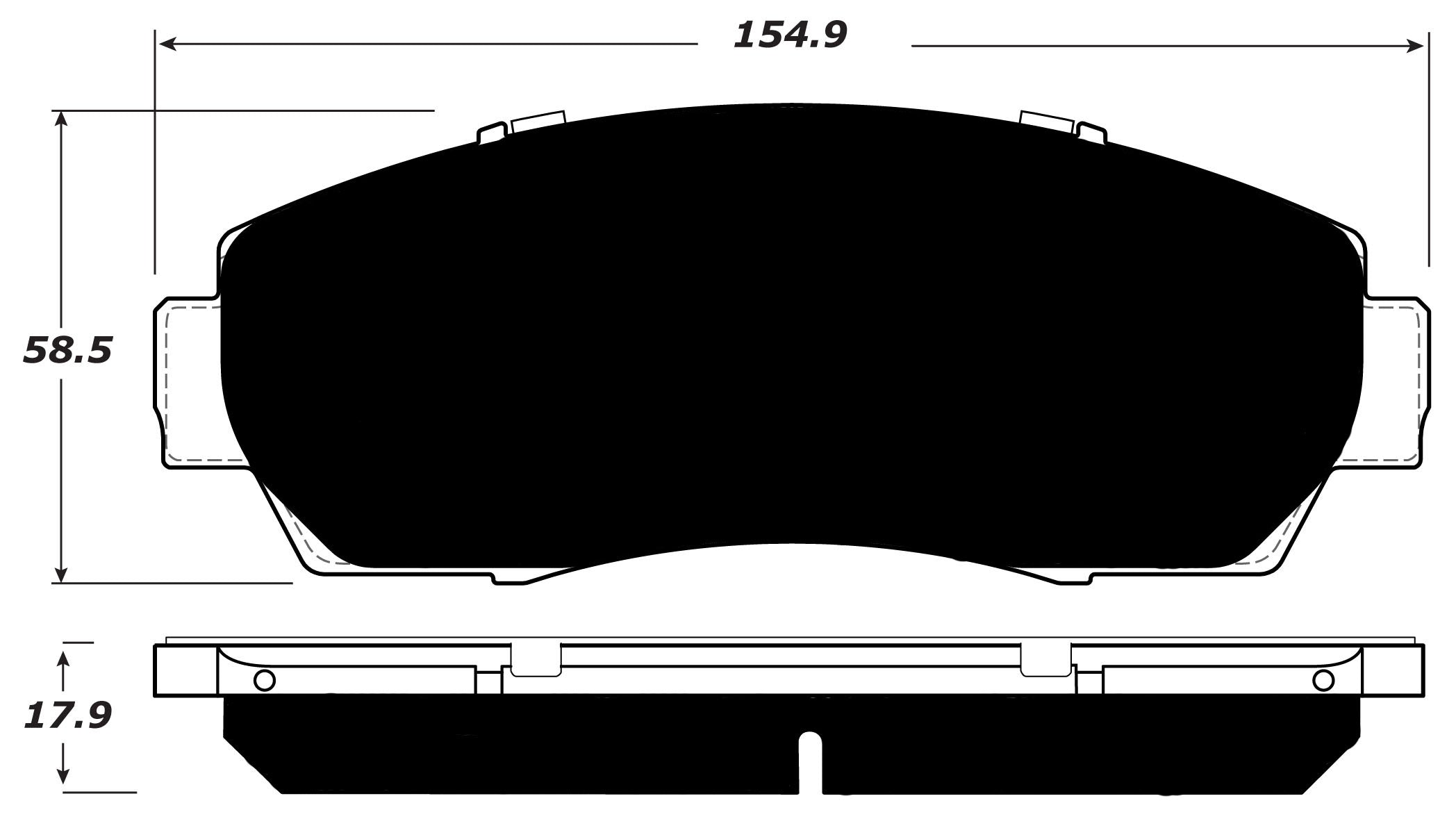 Porterfield Brake Pads for 2012 HONDA CRV -AWD