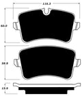 Porterfield Brake Pads for 2019 AUDI A6 Quattro - 2.0T w/TWR Caliper