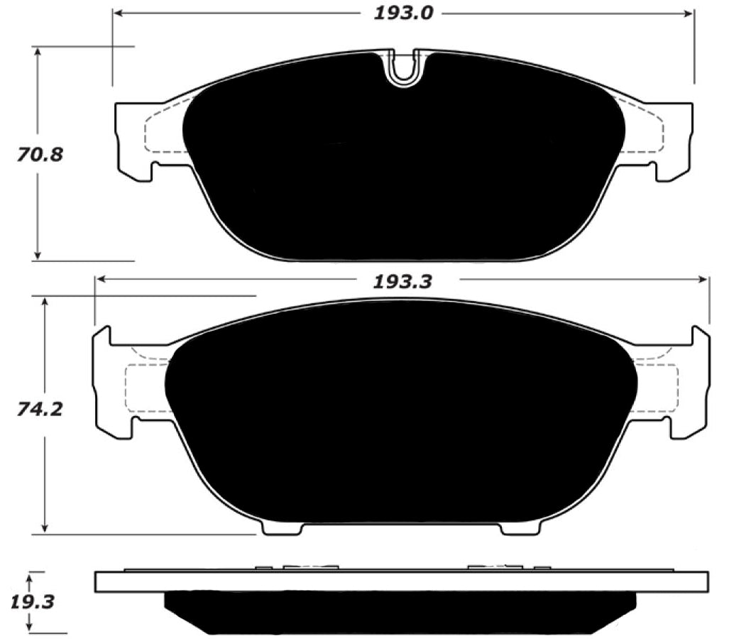 Porterfield Brake Pads for 2011 AUDI A7/A7 Quattro w/356mm Front Discs