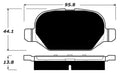 Porterfield Brake Pads for 2013 FIAT 500 Gucci