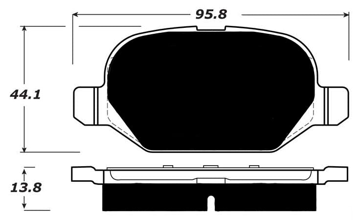 Porterfield Brake Pads for 2013 FIAT 500 Gucci