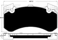 Porterfield Brake Pads for 2012 AUDI A8/A8 Quattro - Iron Discs w/Brembo Front Caliper